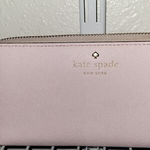 Kate Spade Pink Leather Wallet Sleek Design